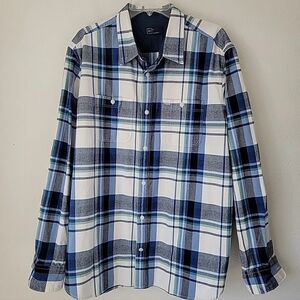 Gap Mens Plaid Flannel Shirt XL